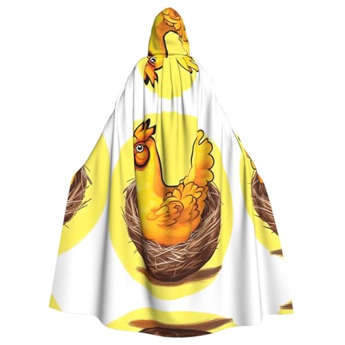 TYUMH Vogelnest Goldenes Huhn Halloween Erwachsene Kapuzenumhang für Ostern Rollenspiele Ostern TYUMH Vogelnest Goldenes Huhn Halloween Erwachsene Kapuzenumhang für Ostern Rollenspiele Ostern von TYUMH