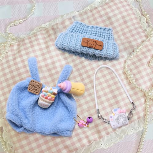 TYXHXTF 2PCS Accessories for Doll, pop-La-Bu-Bu Puppenkleidung, La-Bu Clothes for Doll, Passende Kleidung für Die La-pu-bu-Plüsch Toy, bu-bu Kleidung Plüsch, 17 cm Große Kleidung TYXHXTF 2PCS Accessories for Doll, pop-La-Bu-Bu Puppenkleidung, La-Bu Clothes for Doll, Passende Kleidung für Die La-pu-bu-Plüsch Toy, bu-bu Kleidung Plüsch, 17 cm Große Kleidung von TYXHXTF