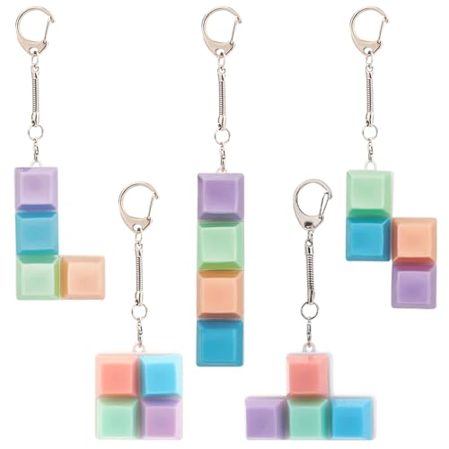 TYXHXTF 5 Stück Tastatur Fidget Spielzeug, Vier-Tasten-Schlüsselanhänger, Stressabbau Fidget Button, Dekompression Spielzeug für Erwachsene und Kinder TYXHXTF 5 Stück Tastatur Fidget Spielzeug, Vier-Tasten-Schlüsselanhänger, Stressabbau Fidget Button, Dekompression Spielzeug für Erwachsene und Kinder von TYXHXTF
