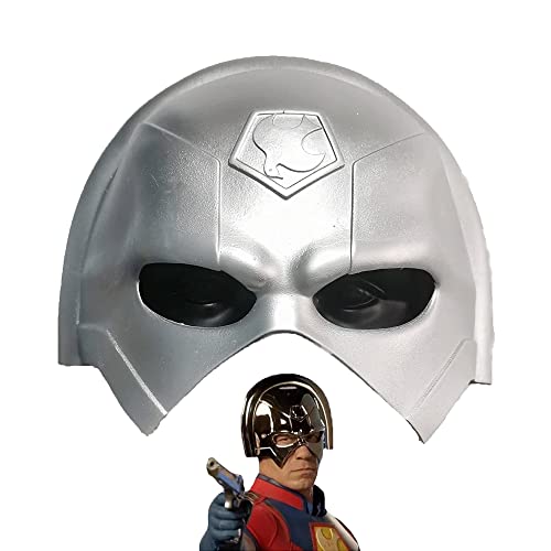 Peacemaker Latex Mask The Suicide Squad Christopher Smith Helm Luxus Reality TV Cosplay Maskerade Zubehör Party Requisiten von TZLCOS