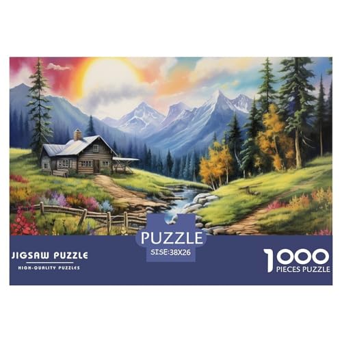 1000 Teile Puzzle Erwachsene, Impossible Geschicklichkeitsspiel Für Die Ganze Familie, Farbenfrohes Legespiel - Alpine Serenität, Home Dekoration 38x26cm/1000pcs 1000 Teile Puzzle Erwachsene, Impossible Geschicklichkeitsspiel Für Die Ganze Familie, Farbenfrohes Legespiel - Alpine Serenität, Home Dekoration 38x26cm/1000pcs von TZOVPCDFA