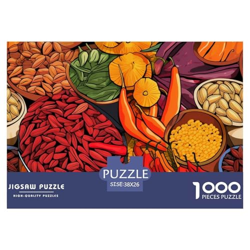 1000 Teile Puzzle Erwachsene, Impossible Geschicklichkeitsspiel Für Die Ganze Familie, Farbenfrohes Legespiel - Bunte Gewürze, Home Dekoration 38x26cm/1000pcs 1000 Teile Puzzle Erwachsene, Impossible Geschicklichkeitsspiel Für Die Ganze Familie, Farbenfrohes Legespiel - Bunte Gewürze, Home Dekoration 38x26cm/1000pcs von TZOVPCDFA