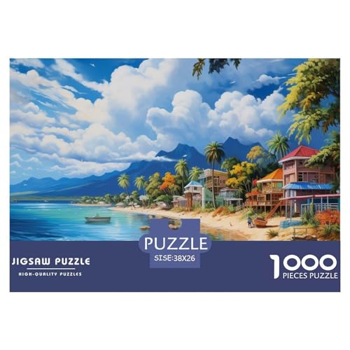 1000 Teile Puzzle Erwachsene, Impossible Geschicklichkeitsspiel Für Die Ganze Familie, Farbenfrohes Legespiel - Ferienbucht, Home Dekoration 38x26cm/1000pcs 1000 Teile Puzzle Erwachsene, Impossible Geschicklichkeitsspiel Für Die Ganze Familie, Farbenfrohes Legespiel - Ferienbucht, Home Dekoration 38x26cm/1000pcs von TZOVPCDFA
