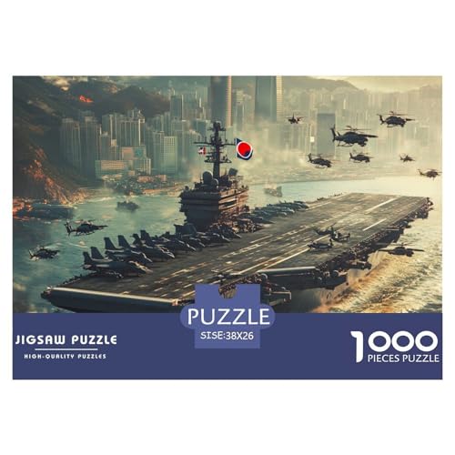 1000 Teile Puzzle Erwachsene, Impossible Geschicklichkeitsspiel Für Die Ganze Familie, Farbenfrohes Legespiel - Flugzeugträger, Home Dekoration 38x26cm/1000pcs 1000 Teile Puzzle Erwachsene, Impossible Geschicklichkeitsspiel Für Die Ganze Familie, Farbenfrohes Legespiel - Flugzeugträger, Home Dekoration 38x26cm/1000pcs von TZOVPCDFA
