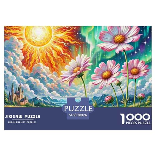 1000 Teile Puzzle Erwachsene, Impossible Geschicklichkeitsspiel Für Die Ganze Familie, Farbenfrohes Legespiel - Kosmos Bipinnatus, Home Dekoration 38x26cm/1000pcs 1000 Teile Puzzle Erwachsene, Impossible Geschicklichkeitsspiel Für Die Ganze Familie, Farbenfrohes Legespiel - Kosmos Bipinnatus, Home Dekoration 38x26cm/1000pcs von TZOVPCDFA