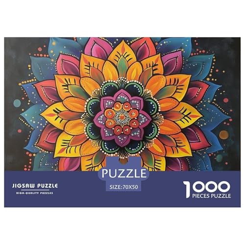 1000 Teile Puzzle Erwachsene, Impossible Geschicklichkeitsspiel Für Die Ganze Familie, Farbenfrohes Legespiel - Mandala, Home Dekoration 70x50cm/1000pcs 1000 Teile Puzzle Erwachsene, Impossible Geschicklichkeitsspiel Für Die Ganze Familie, Farbenfrohes Legespiel - Mandala, Home Dekoration 70x50cm/1000pcs von TZOVPCDFA