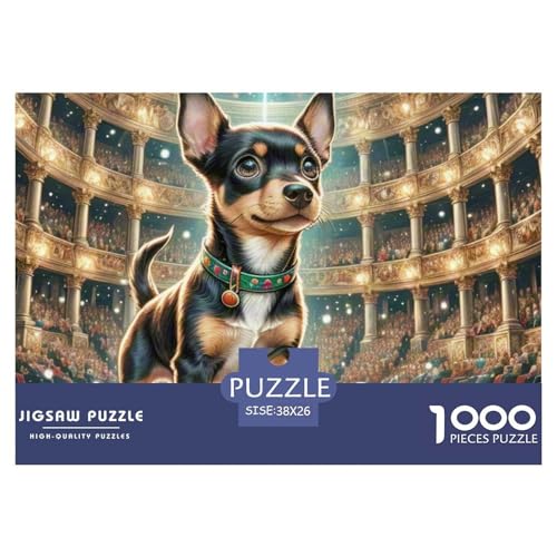 1000 Teile Puzzle Erwachsene, Impossible Geschicklichkeitsspiel Für Die Ganze Familie, Farbenfrohes Legespiel - Miniatur Pinscher, Home Dekoration 38x26cm/1000pcs 1000 Teile Puzzle Erwachsene, Impossible Geschicklichkeitsspiel Für Die Ganze Familie, Farbenfrohes Legespiel - Miniatur Pinscher, Home Dekoration 38x26cm/1000pcs von TZOVPCDFA