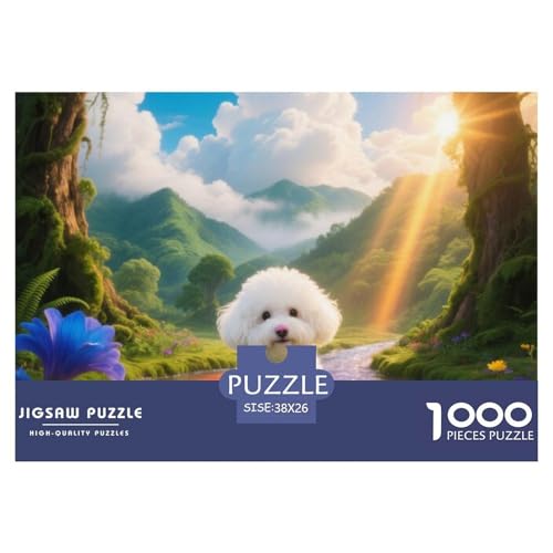 1000 Teile Puzzle Erwachsene, Impossible Geschicklichkeitsspiel Für Die Ganze Familie, Farbenfrohes Legespiel - Poodle, Home Dekoration 38x26cm/1000pcs 1000 Teile Puzzle Erwachsene, Impossible Geschicklichkeitsspiel Für Die Ganze Familie, Farbenfrohes Legespiel - Poodle, Home Dekoration 38x26cm/1000pcs von TZOVPCDFA
