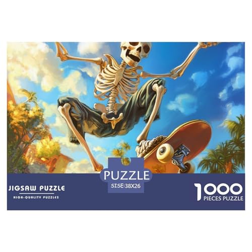 1000 Teile Puzzle Erwachsene, Impossible Geschicklichkeitsspiel Für Die Ganze Familie, Farbenfrohes Legespiel - Schädel, Home Dekoration 38x26cm/1000pcs 1000 Teile Puzzle Erwachsene, Impossible Geschicklichkeitsspiel Für Die Ganze Familie, Farbenfrohes Legespiel - Schädel, Home Dekoration 38x26cm/1000pcs von TZOVPCDFA