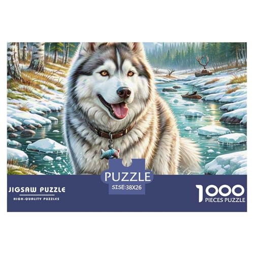 1000 Teile Puzzle Erwachsene, Impossible Geschicklichkeitsspiel Für Die Ganze Familie, Farbenfrohes Legespiel - Sibirischer Husky, Home Dekoration 38x26cm/1000pcs 1000 Teile Puzzle Erwachsene, Impossible Geschicklichkeitsspiel Für Die Ganze Familie, Farbenfrohes Legespiel - Sibirischer Husky, Home Dekoration 38x26cm/1000pcs von TZOVPCDFA