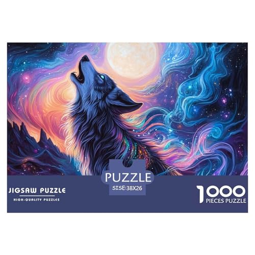 1000 Teile Puzzle Erwachsene, Impossible Geschicklichkeitsspiel Für Die Ganze Familie, Farbenfrohes Legespiel - Wolf, Home Dekoration 38x26cm/1000pcs 1000 Teile Puzzle Erwachsene, Impossible Geschicklichkeitsspiel Für Die Ganze Familie, Farbenfrohes Legespiel - Wolf, Home Dekoration 38x26cm/1000pcs von TZOVPCDFA