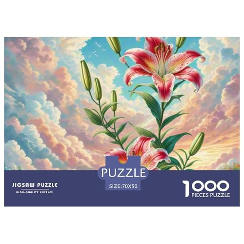 1000 Teile Puzzle Für Erwachsene Und Ältere Kinder Lilie– Lagerfeuer-Aktivität Puzzle Für Männer Und Frauen – Buntes Spielzeug Für Kinder Von 8-12 Jahren – LandschaftsmalerieFamilienspiel 70x50cm/10 1000 Teile Puzzle Für Erwachsene Und Ältere Kinder Lilie– Lagerfeuer-Aktivität Puzzle Für Männer Und Frauen – Buntes Spielzeug Für Kinder Von 8-12 Jahren – LandschaftsmalerieFamilienspiel 70x50cm/10 von TZOVPCDFA