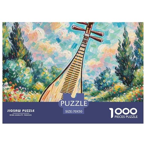 1000 Teile Puzzle Für Erwachsene Und Ältere Kinder Pipa– Lagerfeuer-Aktivität Puzzle Für Männer Und Frauen – Buntes Spielzeug Für Kinder Von 8-12 Jahren – Oil Painting Style Familienspiel 70x50cm/10 von TZOVPCDFA