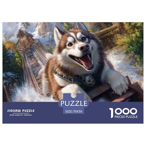 Alaskan Malamute– Realistic Simulation – Lustiges Puzzle – Puzzle Für Erwachsene – 100% Recycelter Karton – 1000 Teile 70x50cm/1000pcs Alaskan Malamute– Realistic Simulation – Lustiges Puzzle – Puzzle Für Erwachsene – 100% Recycelter Karton – 1000 Teile 70x50cm/1000pcs von TZOVPCDFA