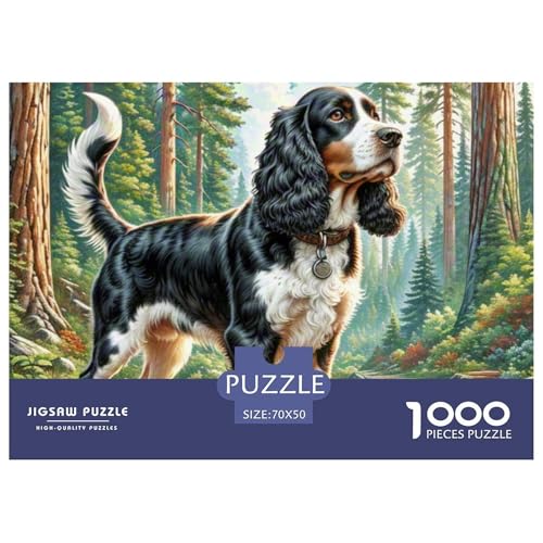 American Cocker Spaniel– Süße Tiere– Lustiges Puzzle – Puzzle Für Erwachsene – 100% Recycelter Karton – 1000 Teile 70x50cm/1000pcs American Cocker Spaniel– Süße Tiere– Lustiges Puzzle – Puzzle Für Erwachsene – 100% Recycelter Karton – 1000 Teile 70x50cm/1000pcs von TZOVPCDFA
