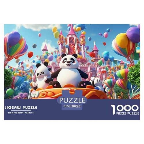 Amusement Parks– Cute Cartoon – Lustiges Puzzle – Puzzle Für Erwachsene – 100% Recycelter Karton – 1000 Teile 38x26cm/1000pcs von TZOVPCDFA