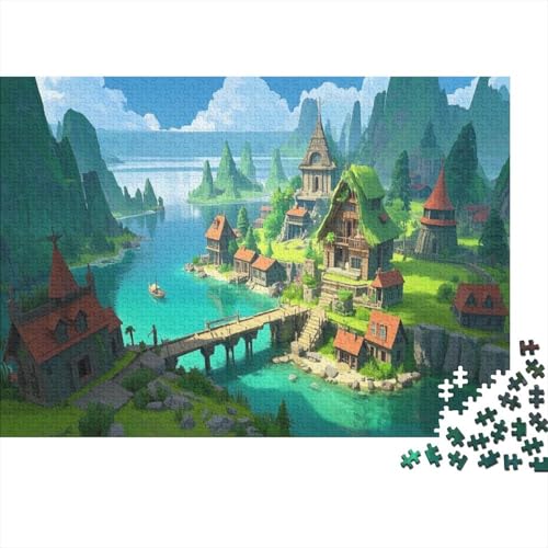 Anime(4) Puzzles 1000 Teile Puzzles Puzzle Für Erwachsene Farbpuzzle Geschicklichkeitsspiel Für Die Ganze Familie WohndekoRatteion 1000pcs (75x50cm) von TZOVPCDFA