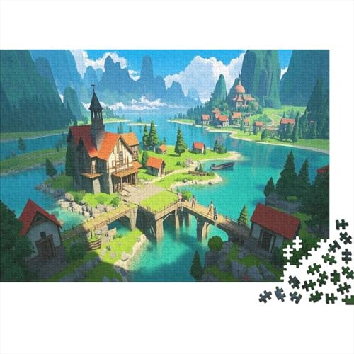 Anime Puzzle 1000 Teile Puzzle Erwachsene UndKinder Ab Cartoon Farbpuzzle Geschicklichkeitsspiel Für Die Ganze Familie WohndekoRatteion 1000pcs (75x50cm) von TZOVPCDFA