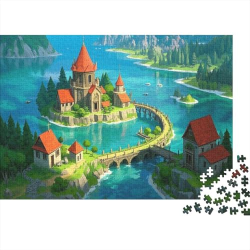 Anime Puzzle 1000 Teile Puzzle Erwachsene UndKinder Ab Cartoon Farbpuzzle Geschicklichkeitsspiel Für Die Ganze Familie WohndekoRatteion 1000pcs (75x50cm) von TZOVPCDFA