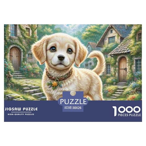 Beagle– Puzzle 1000 Teile, Geschicklichkeitsspiel Für Die Ganze Familie, Buntes Legespiel, Erwachsenenpuzzle Ab 14 Jahren（pet Dog） 38x26cm/1000pcs von TZOVPCDFA