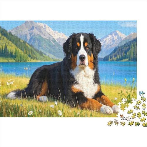 Berner Berghund Puzzle 1000 Teile Pragser Puzzle Für Erwachsene Seeseite ImpossiblePuzzle Jigsaw Puzzle Für Die Ganze Familie Wohndekoration 1000pcs (75x50cm) von TZOVPCDFA