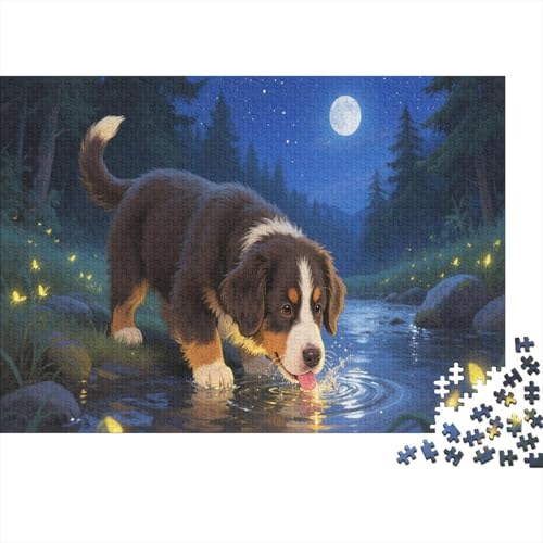 Berner BerghundPuzzles 1000 Teile Erwachsene UndKinder Ab Firefly Farbpuzzle Geschicklichkeitsspiel Für Die Ganze Familie Wohndekoration 1000pcs (75x50cm) von TZOVPCDFA