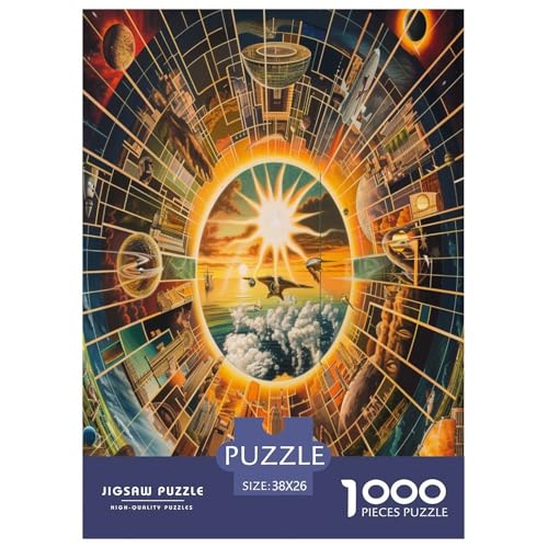 Bild Collage Puzzle 1000 Teile Schwer Puzzle Spielzeug Pädagogisches Spiel Impossible Herausforderung Spielzeug Für Erwachsene Und Kinder Ab 14 Jahren 38x26cm/1000pcs von TZOVPCDFA