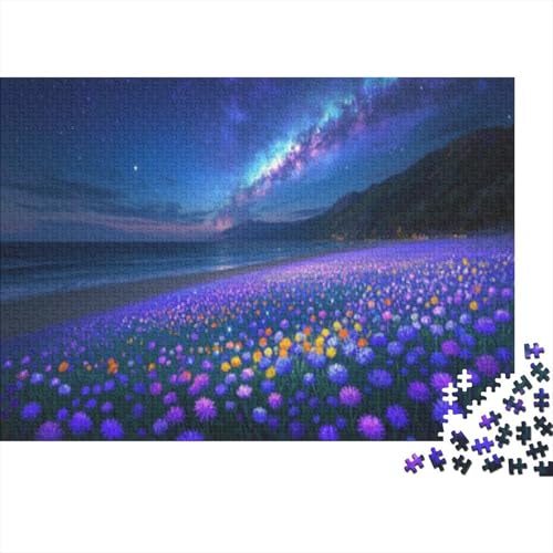 BlumePuzzles 1000 Teile Puzzles Erwachsene UndKinder Ab Küstenlandschaft Farbpuzzle Geschicklichkeitsspiel Für Die Ganze Familie WohndekoRatteion 1000pcs (75x50cm) von TZOVPCDFA