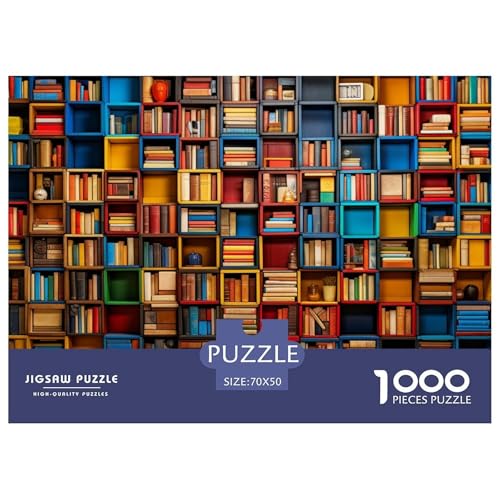 Bookshelves– Library – Lustiges Puzzle – Puzzle Für Erwachsene – 100% Recycelter Karton – 1000 Teile 70x50cm/1000pcs Bookshelves– Library – Lustiges Puzzle – Puzzle Für Erwachsene – 100% Recycelter Karton – 1000 Teile 70x50cm/1000pcs von TZOVPCDFA