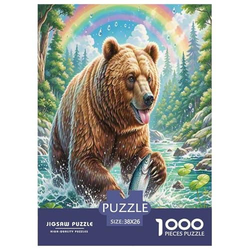 Braun Bär Puzzle 1000 Teile Schwer Puzzle Spielzeug Lernspiel Impossible Herausforderungsspielzeug Für Erwachsene Kinder 38x26cm/1000pcs Braun Bär Puzzle 1000 Teile Schwer Puzzle Spielzeug Lernspiel Impossible Herausforderungsspielzeug Für Erwachsene Kinder 38x26cm/1000pcs von TZOVPCDFA