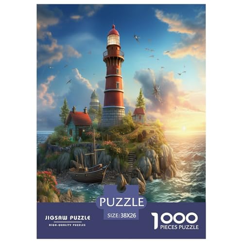 Coastal Leuchtturms Puzzles 1000 Teile Schwer Puzzle Spielzeug Lernspiel Impossible Herausforderung Spielzeug Für Erwachsene Und Kinder in Bewährter 38x26cm/1000pcs Coastal Leuchtturms Puzzles 1000 Teile Schwer Puzzle Spielzeug Lernspiel Impossible Herausforderung Spielzeug Für Erwachsene Und Kinder in Bewährter 38x26cm/1000pcs von TZOVPCDFA