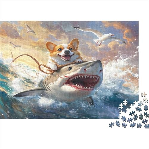 Corgi Puzzlespiel 1000 Teile Für Erwachsene, Einzigartige Kunstwerke Und Vorlage - Geburtstagsgeschenk - Spaßige Puzzles Mit Überraschung Von Puzzle in A Bag Puzzel 1000pcs (75x50cm) von TZOVPCDFA