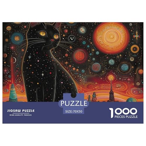 Cute Cat– Cats on Strange Planet – Lustiges Puzzle – Puzzle Für Erwachsene – 100% Recycelter Karton – 1000 Teile 70x50cm/1000pcs Cute Cat– Cats on Strange Planet – Lustiges Puzzle – Puzzle Für Erwachsene – 100% Recycelter Karton – 1000 Teile 70x50cm/1000pcs von TZOVPCDFA