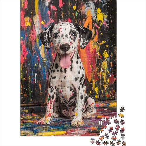 Dalmation Puzzle 1000-teilige Schwer Puzzle Spielzeug Lernspiel Impossible Herausforderung Spielzeug Für Erwachsene Und Kinder Ab 12 Jahren 1000pcs (75x50cm) von TZOVPCDFA