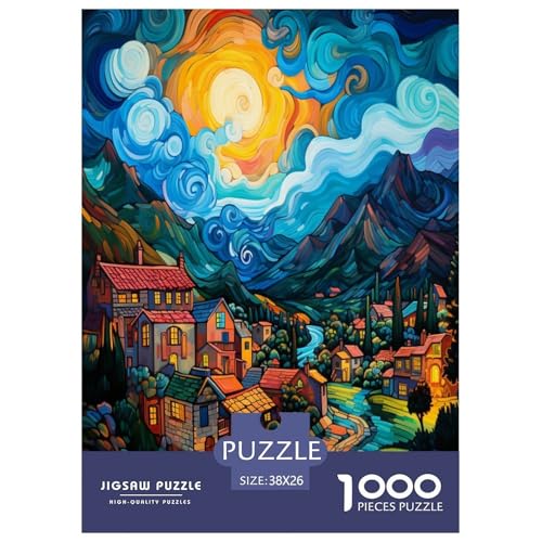 Dörfer Puzzle 1000 Teile Schwer Puzzle Spielzeug Pädagogisches Spiel Impossible Herausforderungsspielzeug Für Erwachsene Und Kinder Ab 12 Jahren 38x26cm/1000pcs Dörfer Puzzle 1000 Teile Schwer Puzzle Spielzeug Pädagogisches Spiel Impossible Herausforderungsspielzeug Für Erwachsene Und Kinder Ab 12 Jahren 38x26cm/1000pcs von TZOVPCDFA