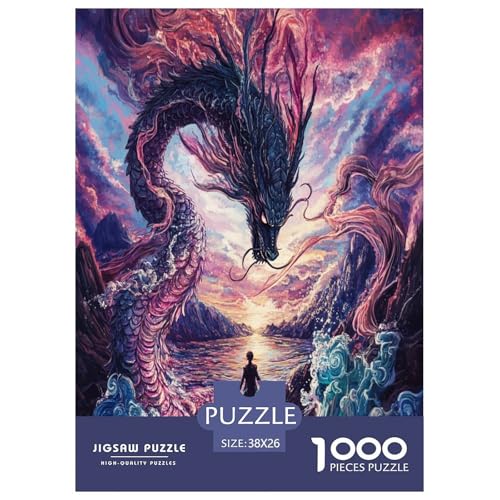 Drachen Puzzle 1000 Teile Schwer Puzzle Spielzeug Lernspiel Impossible Herausforderung Spielzeug Für Erwachsene Und Kinder Ab 12 Jahren 38x26cm/1000pcs Drachen Puzzle 1000 Teile Schwer Puzzle Spielzeug Lernspiel Impossible Herausforderung Spielzeug Für Erwachsene Und Kinder Ab 12 Jahren 38x26cm/1000pcs von TZOVPCDFA