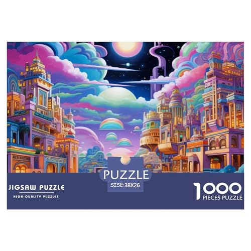 Dream SüßigkeitenHouse– Fairytale Town – Lustiges Puzzle – Puzzle Für Erwachsene – 100% Recycelter Karton – 1000 Teile 38x26cm/1000pcs von TZOVPCDFA