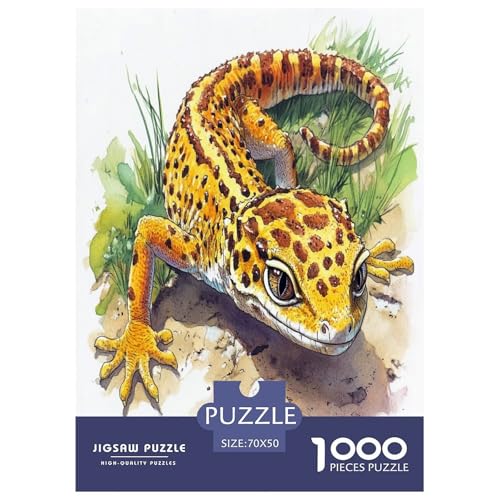 Eidechsen Puzzle 1000-teilige Schwer Puzzle Spielzeug Pädagogisches Spiel Impossible Herausforderung Spielzeug Für Erwachsene Und Kinder in Bewährter 70x50cm/1000pcs Eidechsen Puzzle 1000-teilige Schwer Puzzle Spielzeug Pädagogisches Spiel Impossible Herausforderung Spielzeug Für Erwachsene Und Kinder in Bewährter 70x50cm/1000pcs von TZOVPCDFA