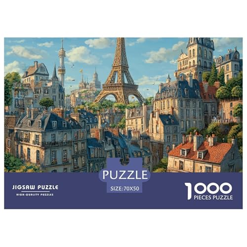 Eiffel Tower– Market – Lustiges Puzzle – Puzzle Für Erwachsene – 100% Recycelter Karton – 1000 Teile 70x50cm/1000pcs Eiffel Tower– Market – Lustiges Puzzle – Puzzle Für Erwachsene – 100% Recycelter Karton – 1000 Teile 70x50cm/1000pcs von TZOVPCDFA