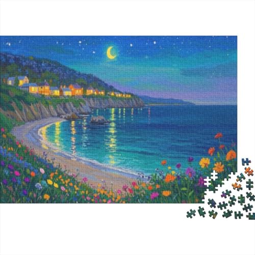Entlang der Küste Puzzle 1000 Teile Puzzle Erwachsene UndKinder Ab Blume Farbpuzzle Geschicklichkeitsspiel Für Die Ganze Familie WohndekoRatteion 1000pcs (75x50cm) von TZOVPCDFA