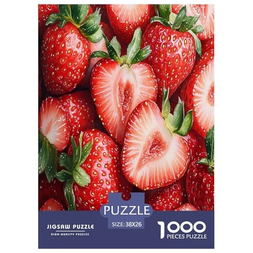 Erdbeere Puzzles 1000-teilige Schwer Puzzle Spielzeug Lernspiel Impossible Herausforderungsspielzeug Für Erwachsene Kinder 38x26cm/1000pcs Erdbeere Puzzles 1000-teilige Schwer Puzzle Spielzeug Lernspiel Impossible Herausforderungsspielzeug Für Erwachsene Kinder 38x26cm/1000pcs von TZOVPCDFA