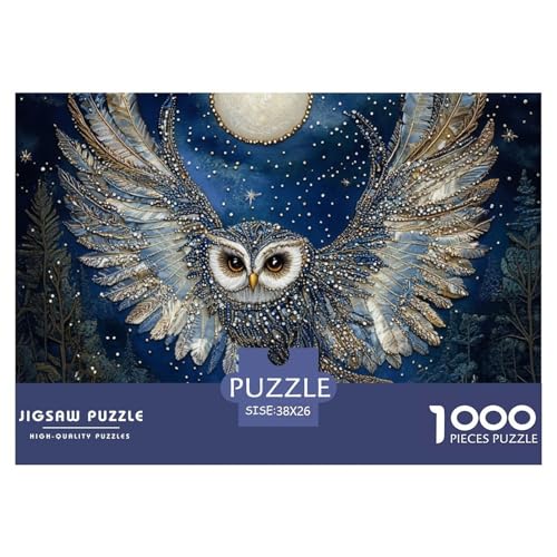 EulePuzzle 1000 Teile Für Erwachsene Kunst Puzzles 1000 Farbiges Nocturnal VogelPuzzle Für Kinder Ab 14 Jahren 38x26cm/1000pcs EulePuzzle 1000 Teile Für Erwachsene Kunst Puzzles 1000 Farbiges Nocturnal VogelPuzzle Für Kinder Ab 14 Jahren 38x26cm/1000pcs von TZOVPCDFA