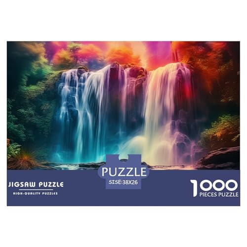 Forest Cascade– Natural Wonders – Lustiges Puzzle – Puzzle Für Erwachsene – 100% Recycelter Karton – 1000 Teile 38x26cm/1000pcs von TZOVPCDFA