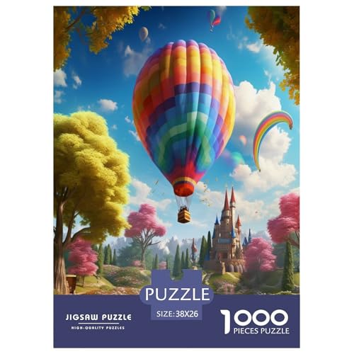 Heißluftballon Puzzle 1000-teilige Schwer Puzzle Spielzeug Lernspiel Impossible Herausforderung Spielzeug Für Erwachsene Und Kinder Ab 12 Jahren 38x26cm/1000pcs Heißluftballon Puzzle 1000-teilige Schwer Puzzle Spielzeug Lernspiel Impossible Herausforderung Spielzeug Für Erwachsene Und Kinder Ab 12 Jahren 38x26cm/1000pcs von TZOVPCDFA
