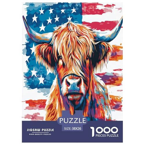 Highland Kuh Puzzle 1000-teilige Schwer Puzzle Spielzeug Lernspiel Impossible Herausforderung Spielzeug Für Erwachsene Und Kinder in Bewährter 38x26cm/1000pcs Highland Kuh Puzzle 1000-teilige Schwer Puzzle Spielzeug Lernspiel Impossible Herausforderung Spielzeug Für Erwachsene Und Kinder in Bewährter 38x26cm/1000pcs von TZOVPCDFA