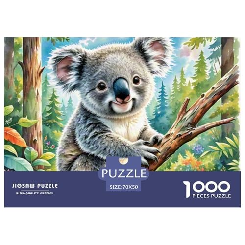 Koala– Dschungeltiere– Lustiges Puzzle – Puzzle Für Erwachsene – 100% Recycelter Karton – 1000 Teile 70x50cm/1000pcs Koala– Dschungeltiere– Lustiges Puzzle – Puzzle Für Erwachsene – 100% Recycelter Karton – 1000 Teile 70x50cm/1000pcs von TZOVPCDFA
