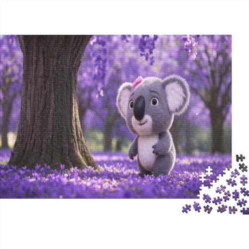 KoalaCity in ItalyPuzzles 1000 Teile Puzzle Puzzle Für Erwachsene Niedliche Tiere Farbpuzzle Geschicklichkeitsspiel Für Die Ganze Familie WohndekoRatteion 1000pcs (75x50cm) von TZOVPCDFA