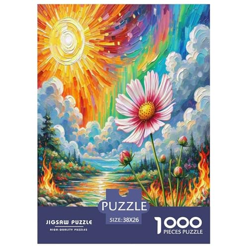 Kosmos Bipinnatus Puzzles 1000 Teile Schwer Puzzle Spielzeug Pädagogisches Spiel Impossible Herausforderungsspielzeug Für Erwachsene Und Kinder Ab 14 Jahren 38x26cm/1000pcs von TZOVPCDFA
