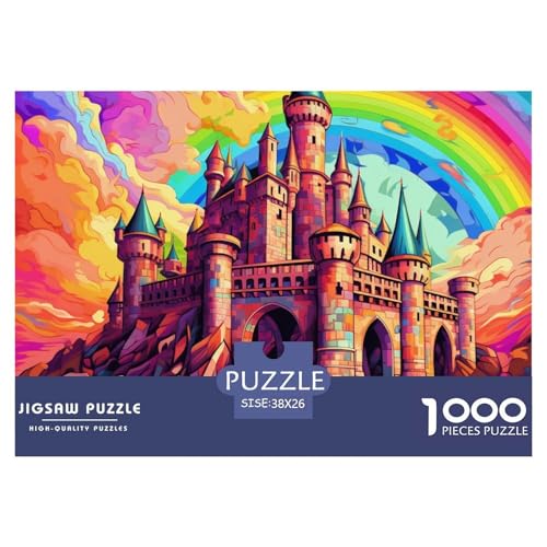 Magic Castle– Rainbow – Lustiges Puzzle – Puzzle Für Erwachsene – 100% Recycelter Karton – 1000 Teile 38x26cm/1000pcs von TZOVPCDFA