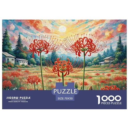 ManjusakaPuzzle 1000 Teile Erwachsene LandschaftsmalerieErwachsene 1000 Teile Puzzles Geschenkideen 70x50cm/1000pcs von TZOVPCDFA